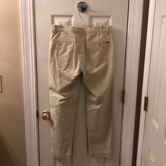 POLO MEN’S SLIM FIT PANTS — KHAKI — 30/30 - Picture 2 of 3